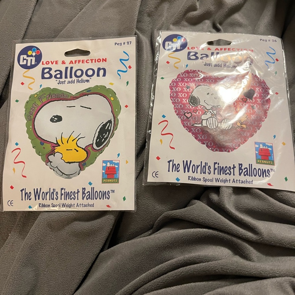 Peanuts Snoopy Love & Affection Balloons - Multicolor